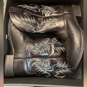 Black cowboy boots. New without tags